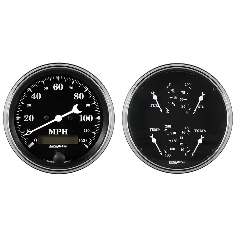 AutoMeter Auto Meter Gauge Kit 2 pc. Quad and Spee