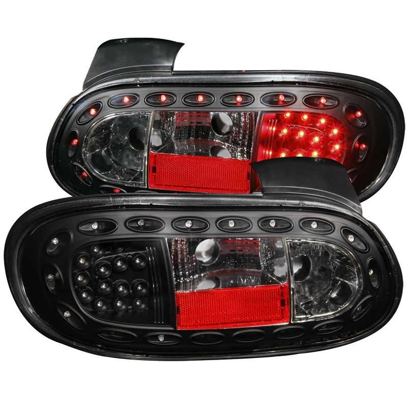 ANZO 1998-2005 Mazda Miata LED Taillights Black (3