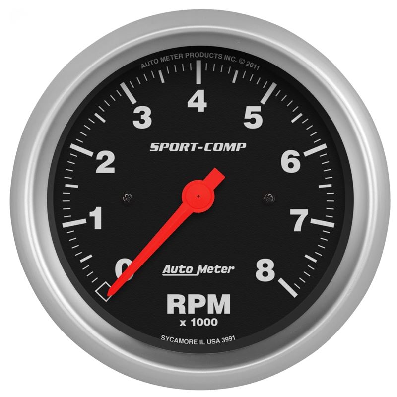 AutoMeter Sport-Comp 3-3/8 inch 8000 RPM Electroni