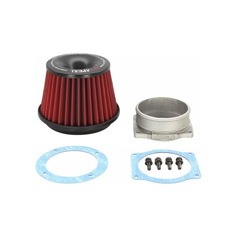 APEXi® 500-A030 - Power Round Straight Red Ai