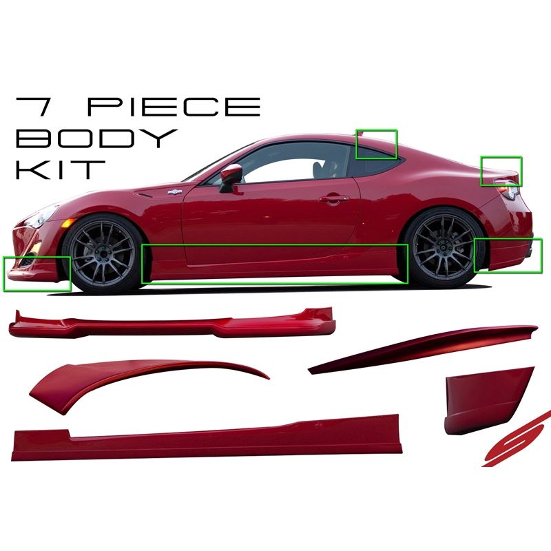 Stillen 2013-2015 Scion FR-S 7-Piece Complete Body