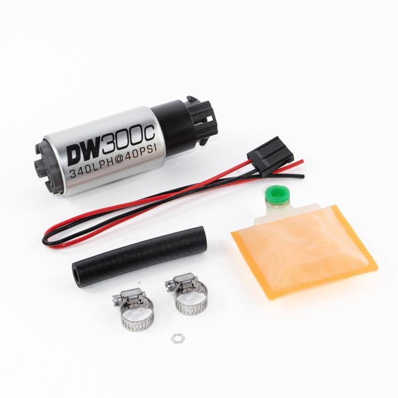 DW300C series, 340lph compact fuel pump w/ mountin