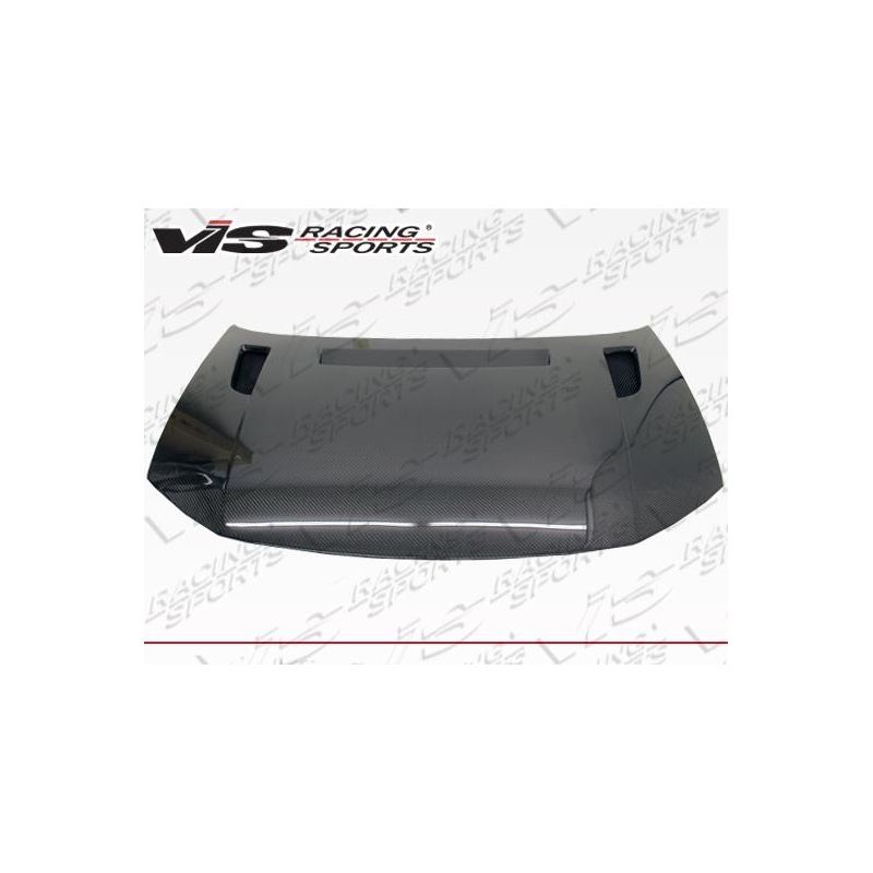 VIS Racing RVS Style Black Carbon Fiber Hood