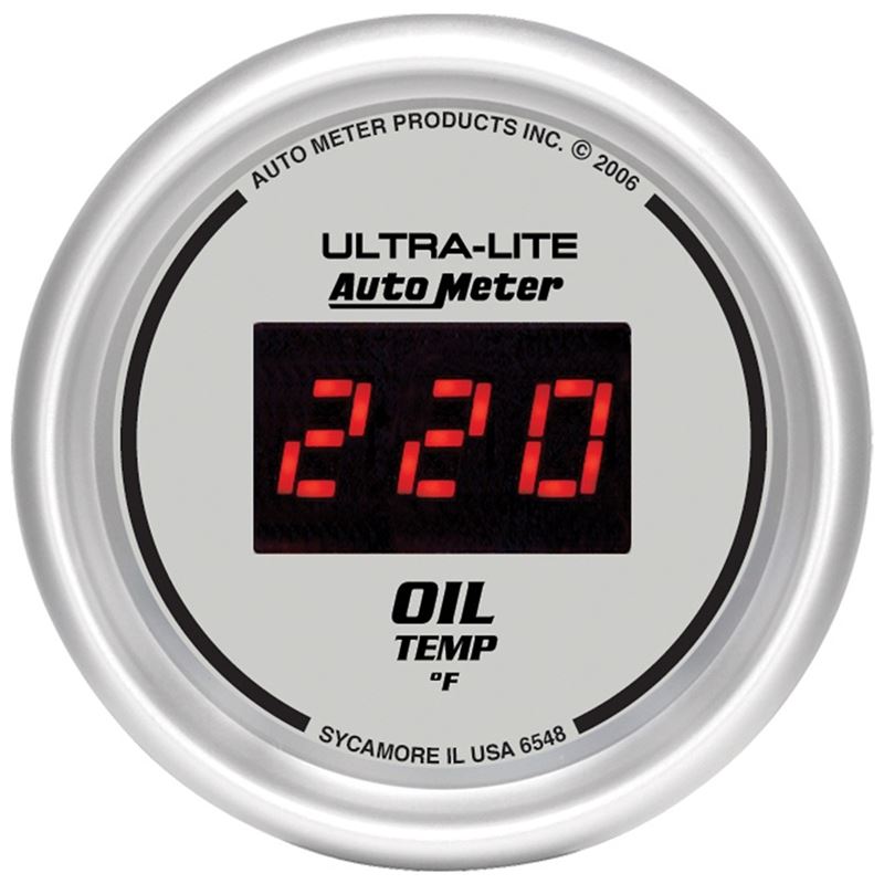 AutoMeter Ultra-Lite 52MM 0-340 Deg F Digital Oil