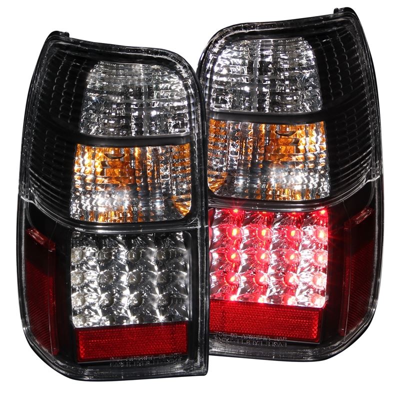 ANZO 2001-2002 Toyota 4 Runner LED Taillights Blac