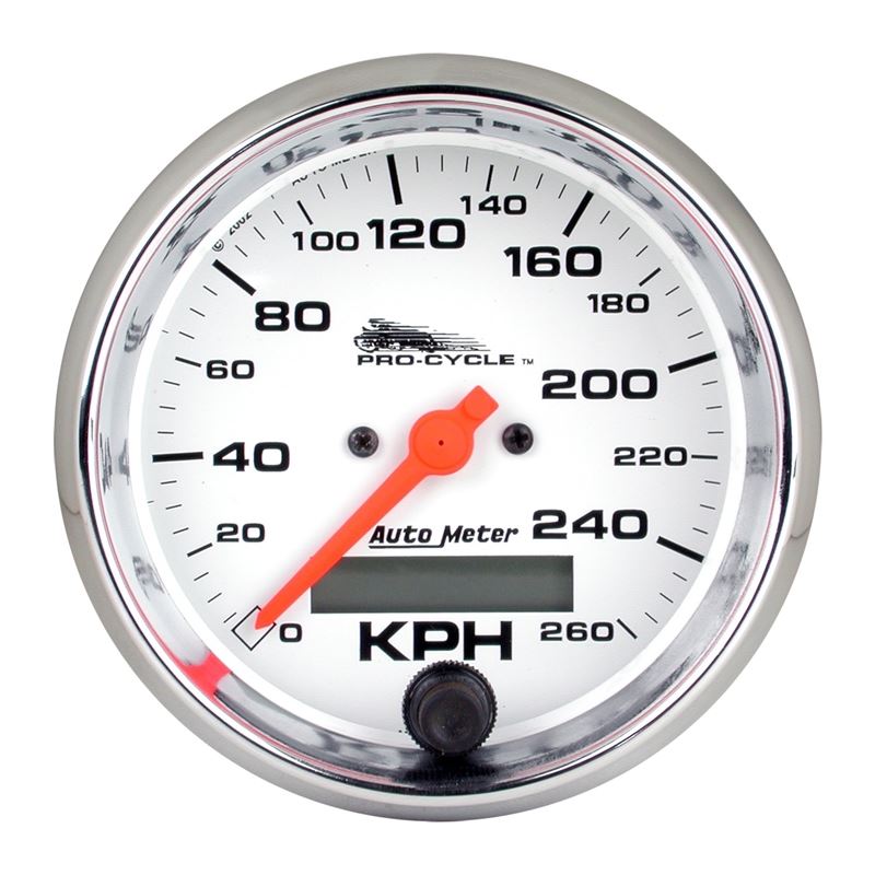 AutoMeter Pro-Cycle Gauge Speedo 3 3/4in 160 Mph E