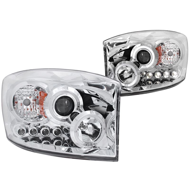 ANZO 2006-2008 Dodge Ram 1500 Projector Headlights