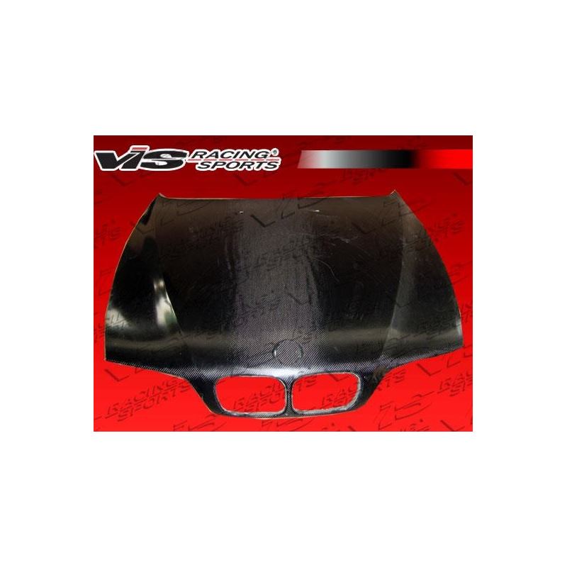 VIS Racing OEM Style Black Carbon Fiber Hood