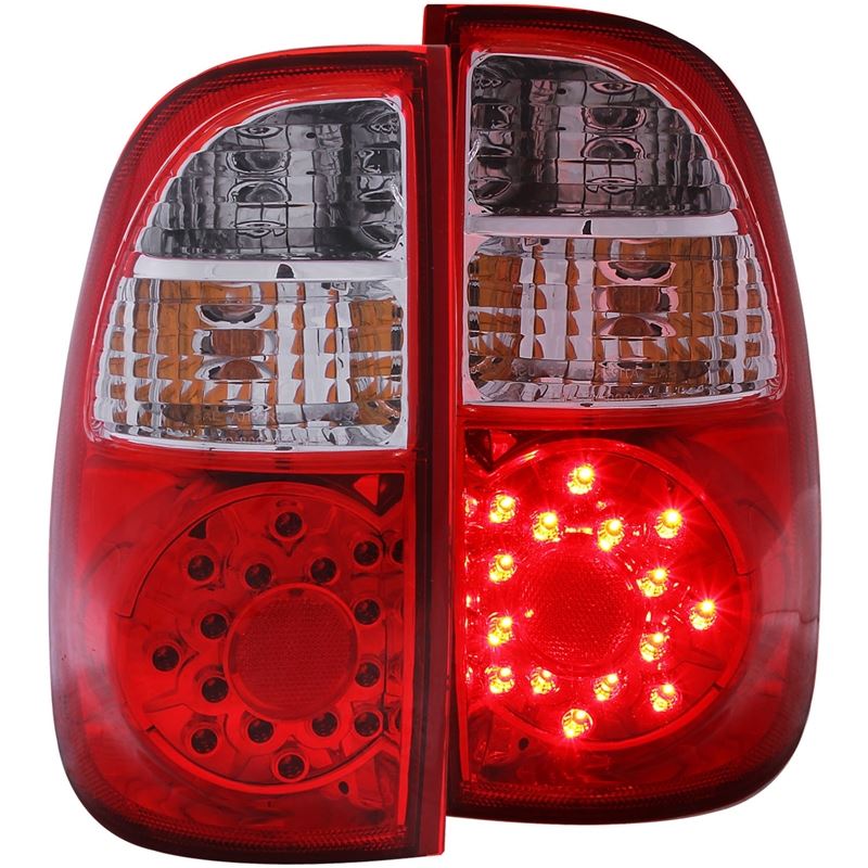 ANZO 2005-2006 Toyota Tundra LED Taillights Red/Cl