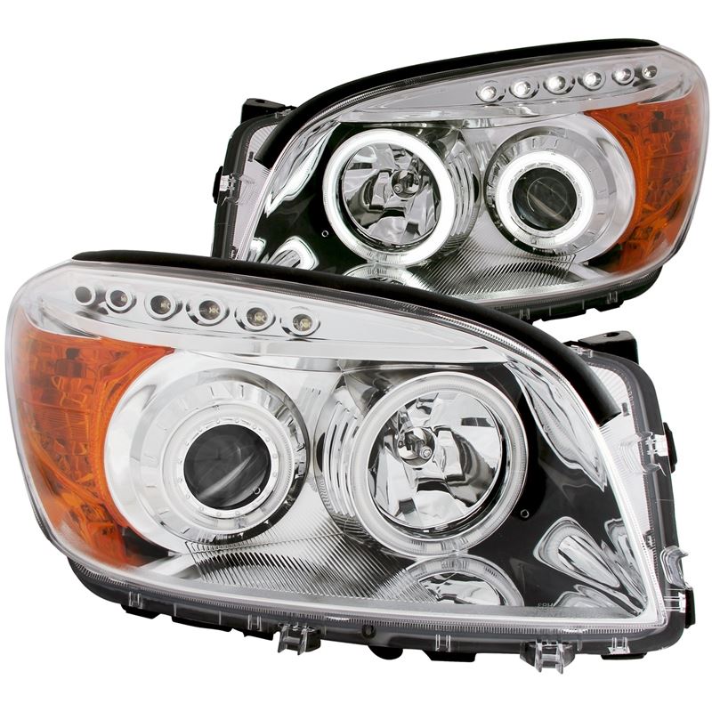 ANZO 2006-2008 Toyota Rav4 Projector Headlights w/