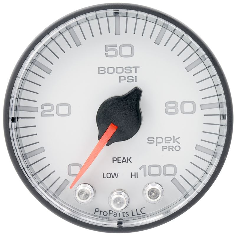 Autometer Spek-Pro 2 1/16in 100PSI Stepper Motor W