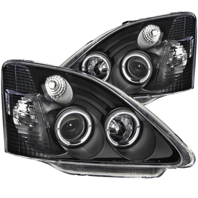 ANZO 2002-2004 Honda Civic Projector Headlights w/