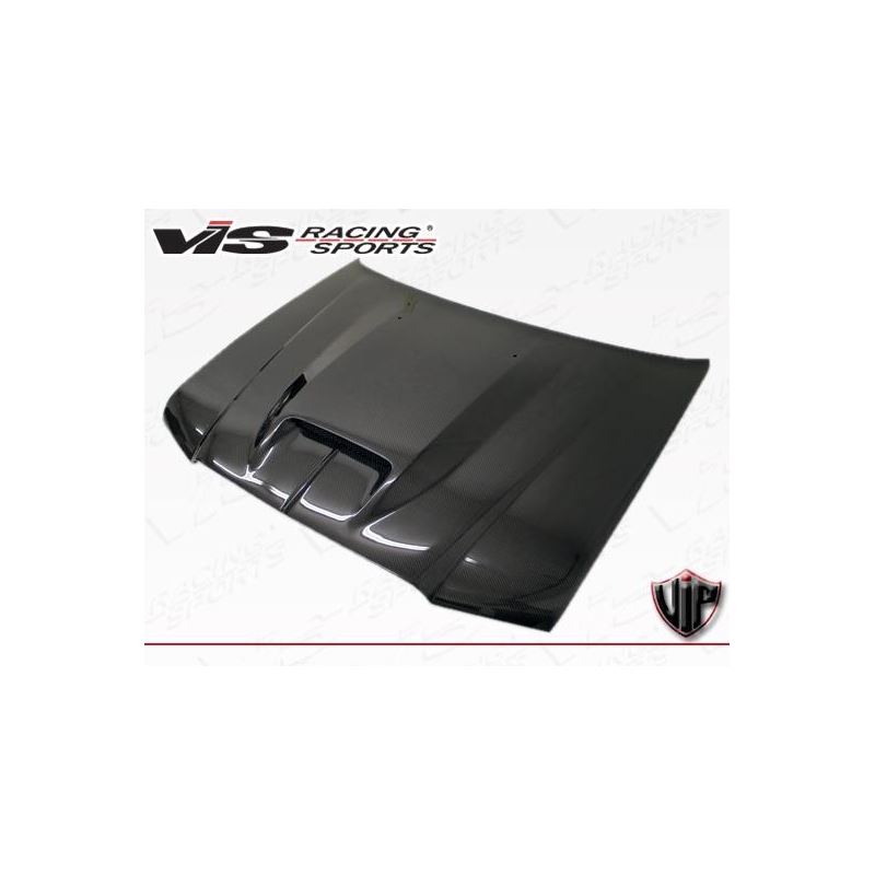 VIS Racing SRT Style Black Carbon Fiber Hood
