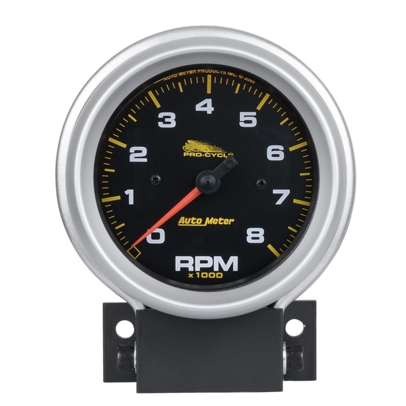 AutoMeter Pro-Cycle Gauge Tach 3 3/4in 8K Rpm 2 an