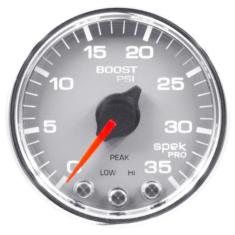 AutoMeter Spek-Pro Gauge Boost 2 1/16in 35psi Step