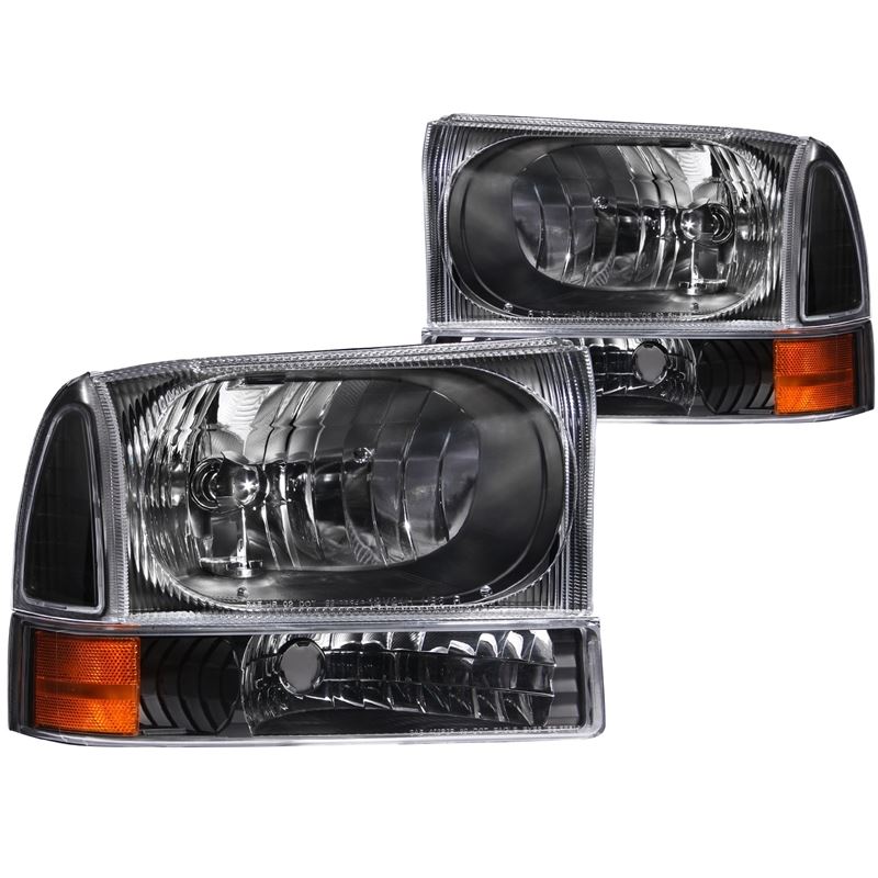 ANZO 2000-2004 Ford Excursion Crystal Headlights B