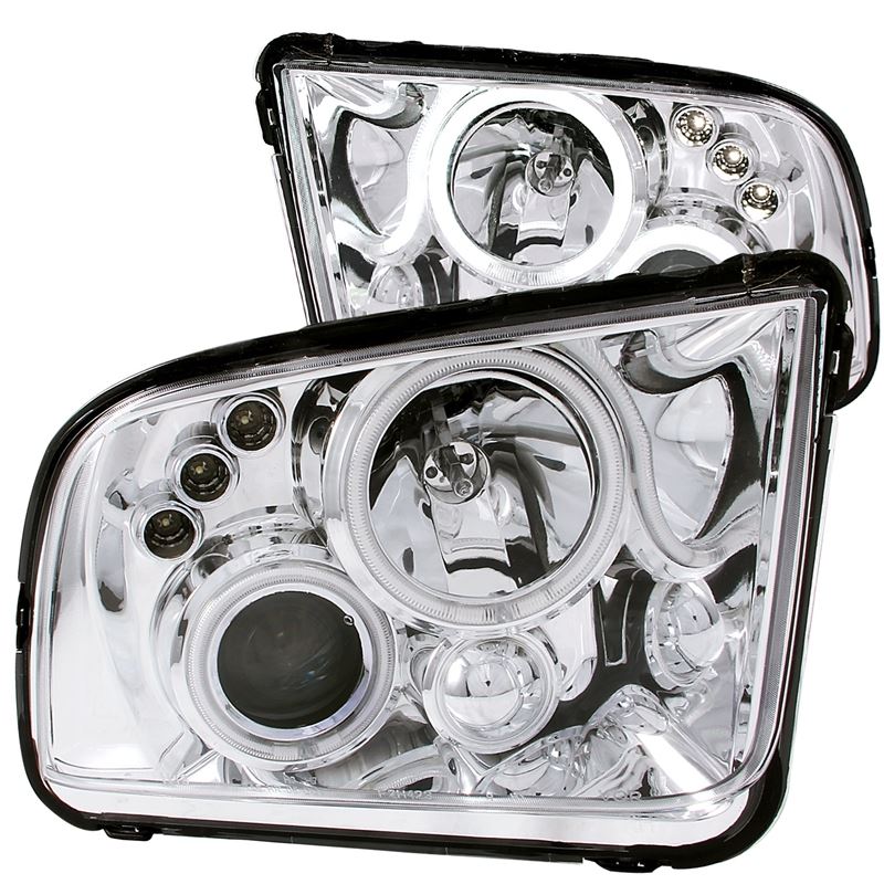 ANZO 2005-2009 Ford Mustang Projector Headlights w