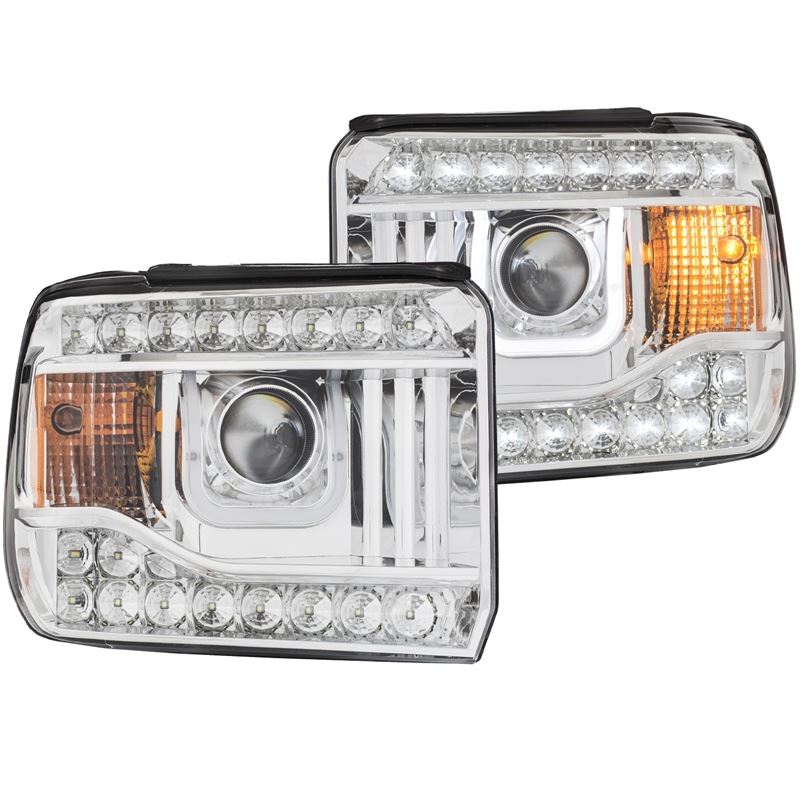 ANZO 2014-2015 Gmc Sierra Projector Headlights w/