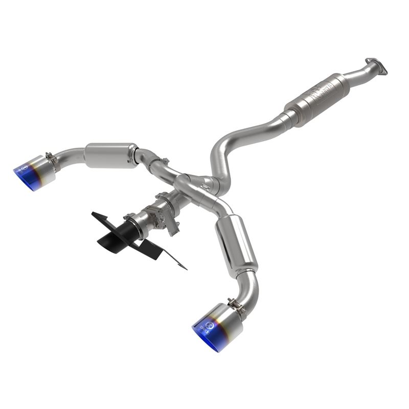 aFe Gemini XV 3in to 2-1/2in Cat Back Exhaust w/ B