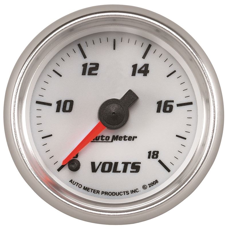 AutoMeter Pro-Cycle Gauge Voltmeter 2 1/16in 18V D