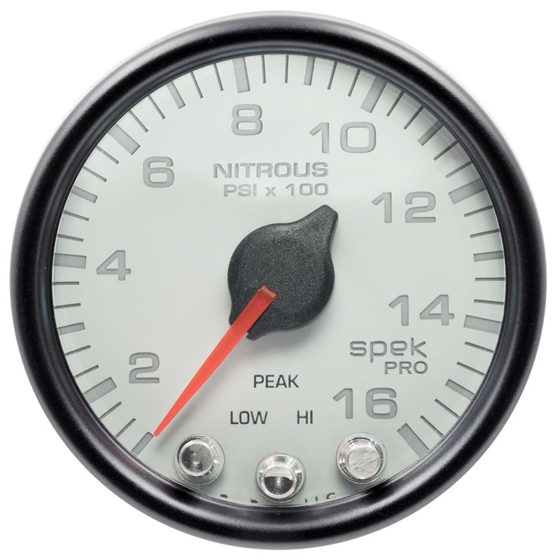 AutoMeter Spek-Pro Gauge Nitrous Press 2 1/16in 16