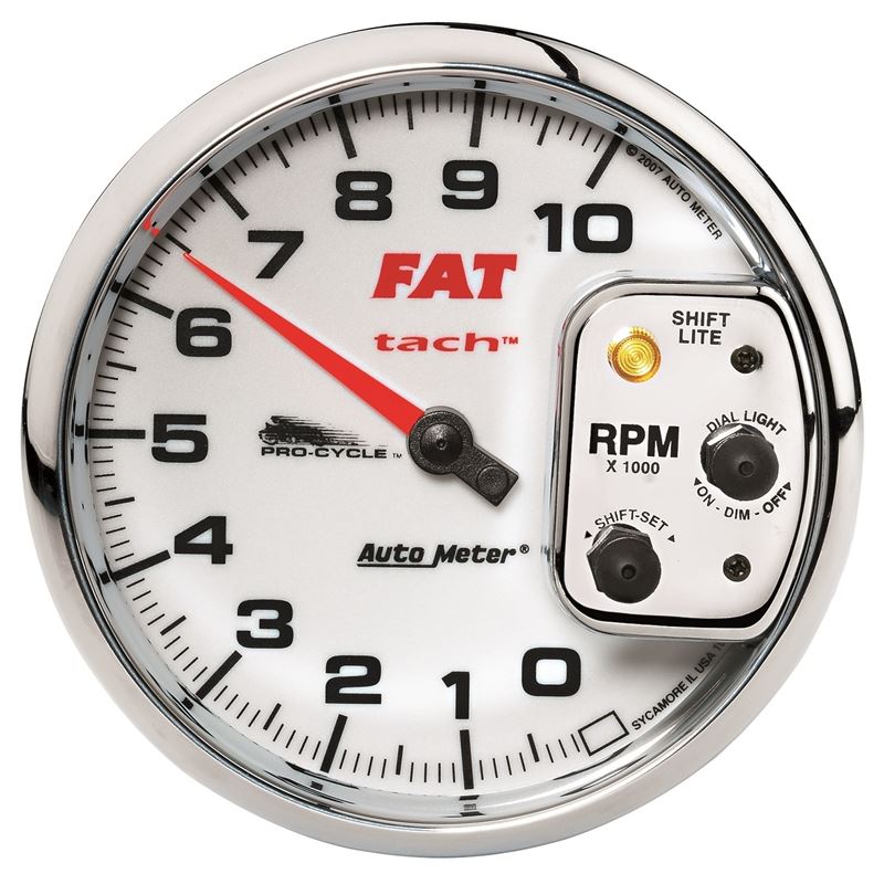 AutoMeter Pro-Cycle Gauge Tach 5in 10K Rpm Shift-