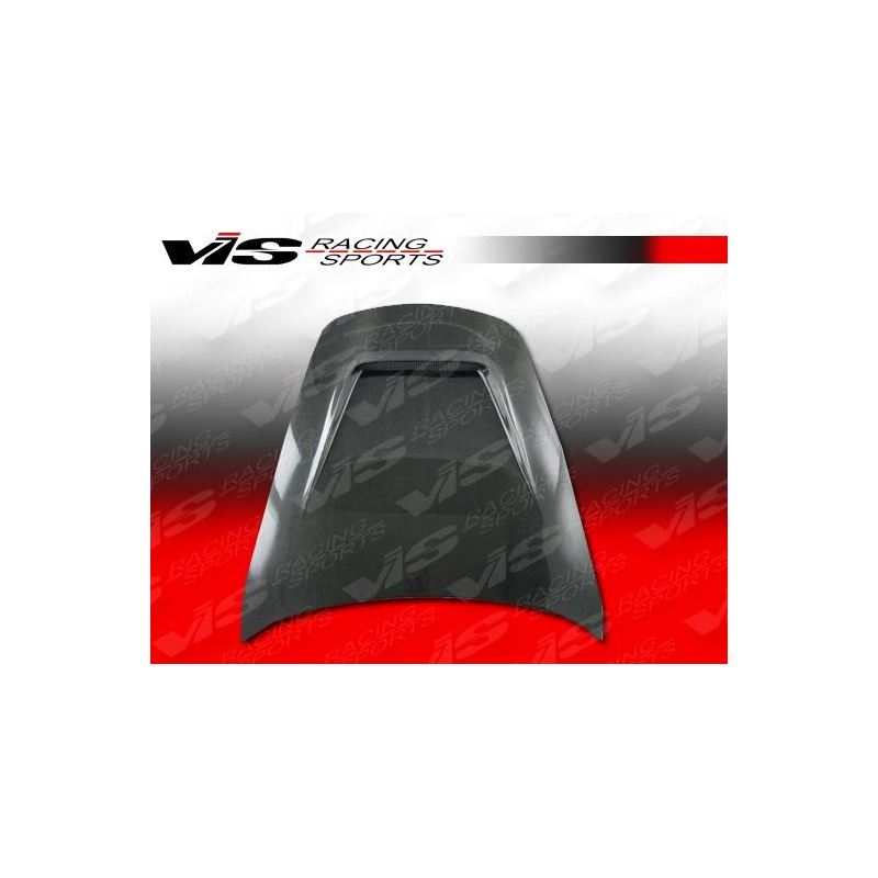 VIS Racing G Tech Style Black Carbon Fiber Hood