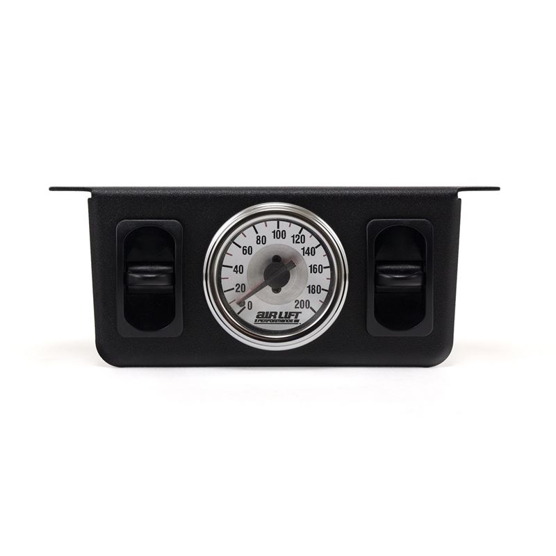 Air Lift Dual Needle Gauge With Two Paddle Switche