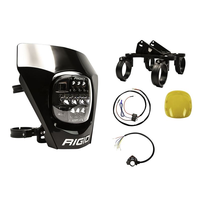 Rigid Industries Adapt XE LED Moto Kit - Black(300