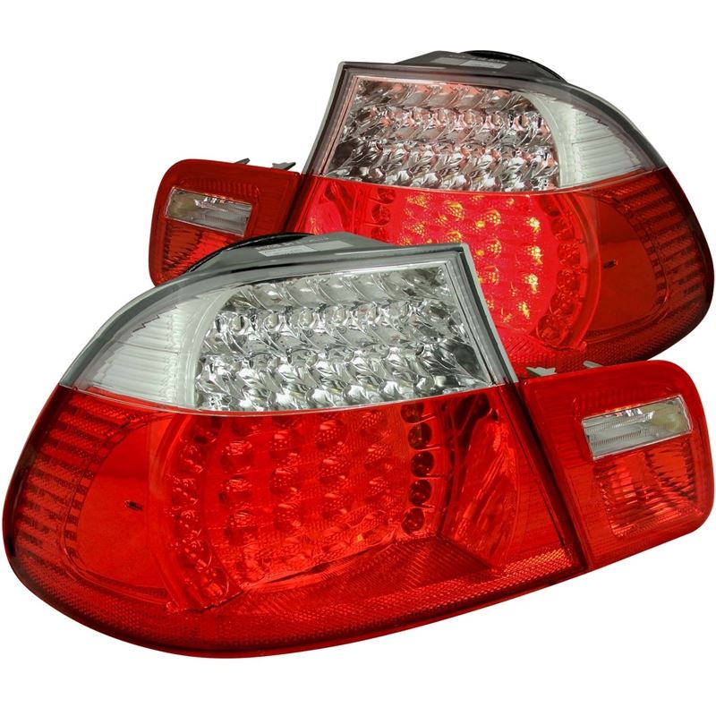 ANZO 2000-2003 BMW 3 Series E46 LED Taillights Red