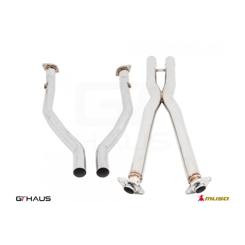 GTHAUS Cat-Back LSR pipe (Front + Mid Section) RWD