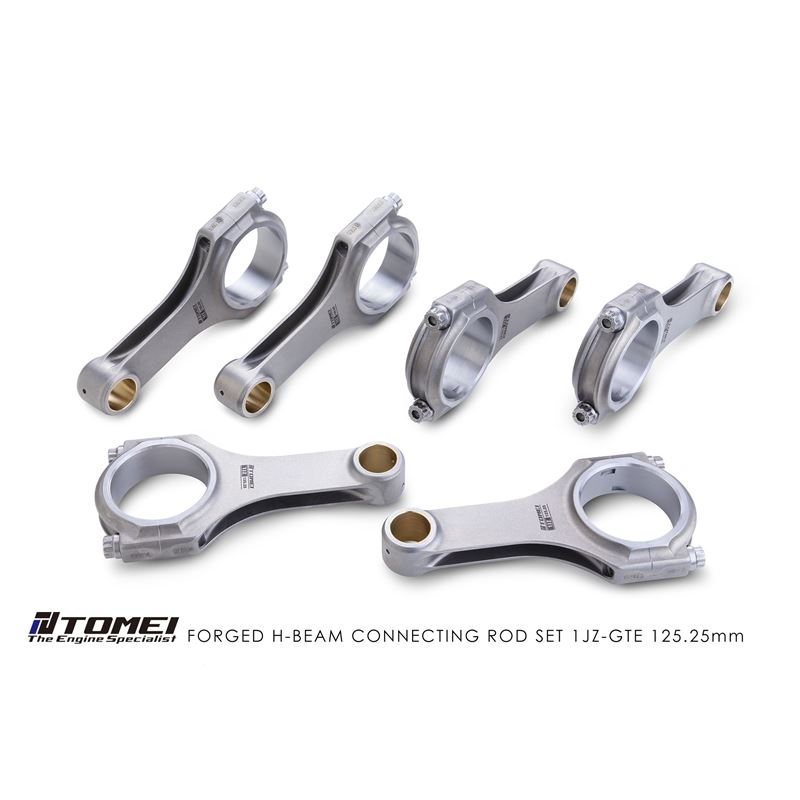 FORGED H-BEAM CONNECTING ROD SET 1JZ-GTE 125.25mm