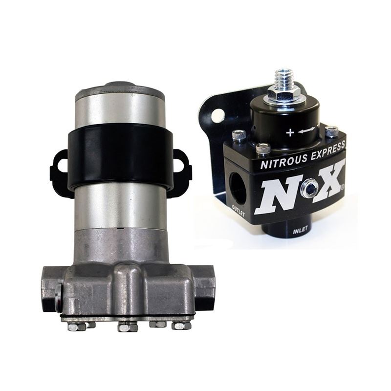 Nitrous Express Black Style Fuel Pump and Non Bypa