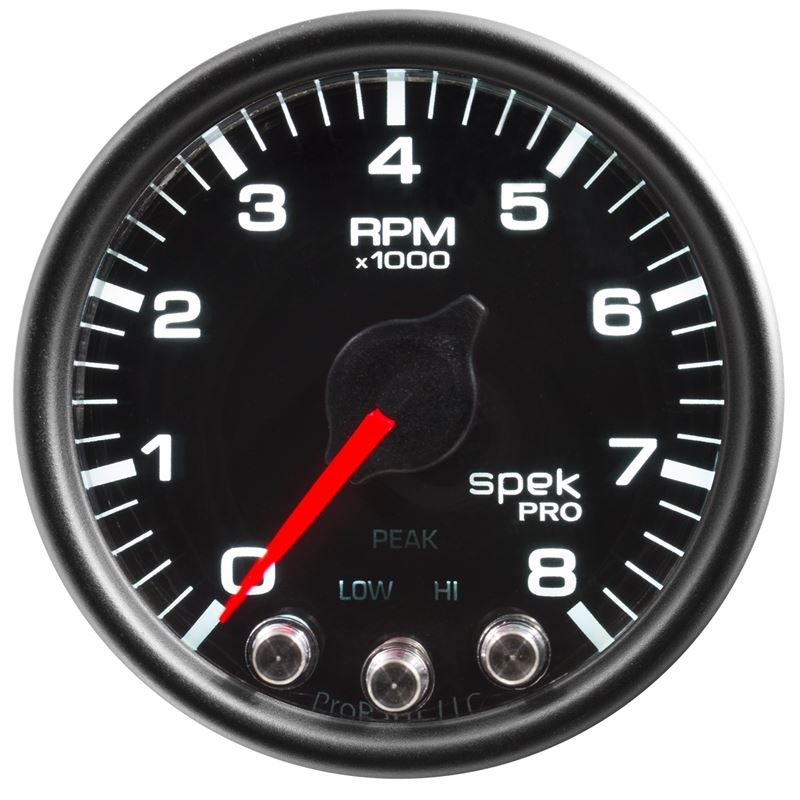 AutoMeter Spek-Pro Gauge Tach 2 1/16in 8K Rpm W/ S