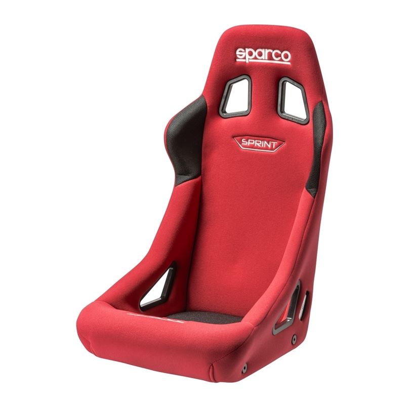 Sparco Sprint Racing Seats, Red/Red Cloth with Red