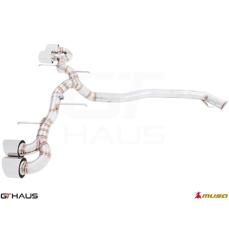 GTHAUS GT2 Racing Exhaust (Dual Side)- Stainless-