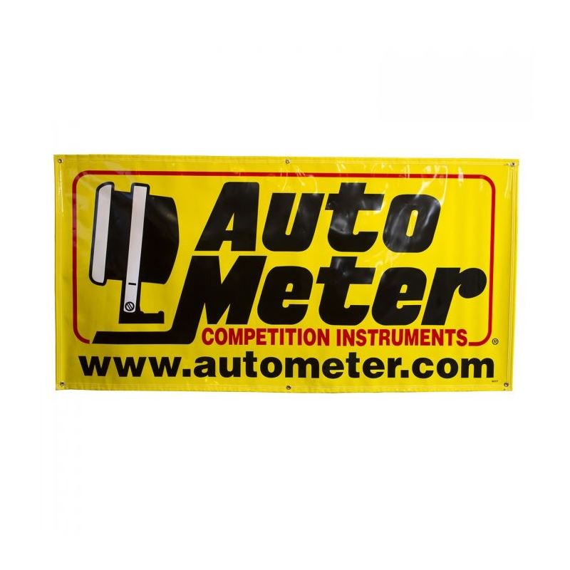 AutoMeter 6ft x 3ft Race Banner(0217)