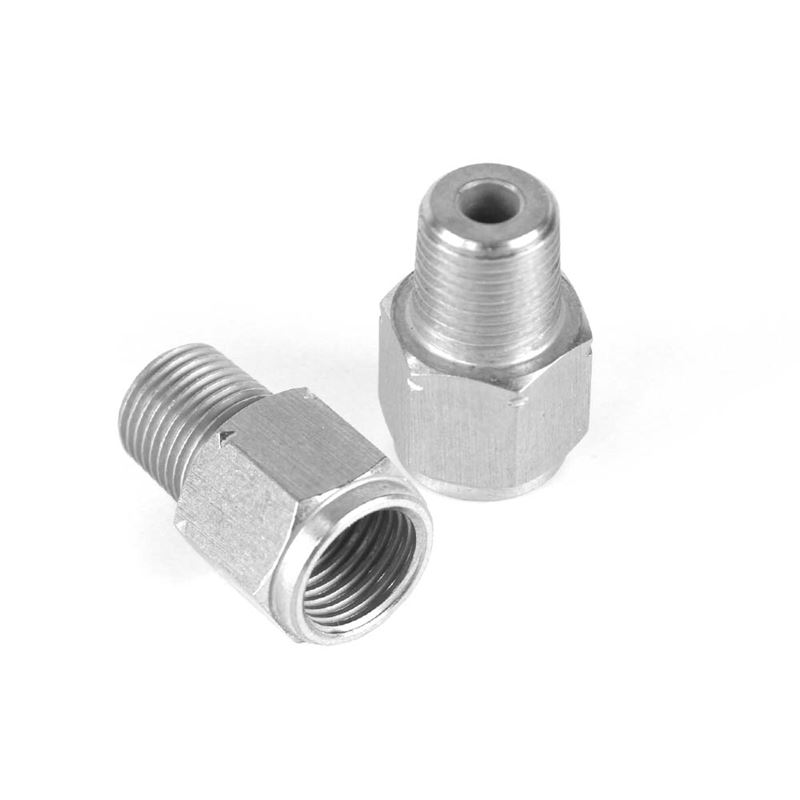 Haltech M10 x 1.0 to 1/8 BSPT Adaptor - Stainless