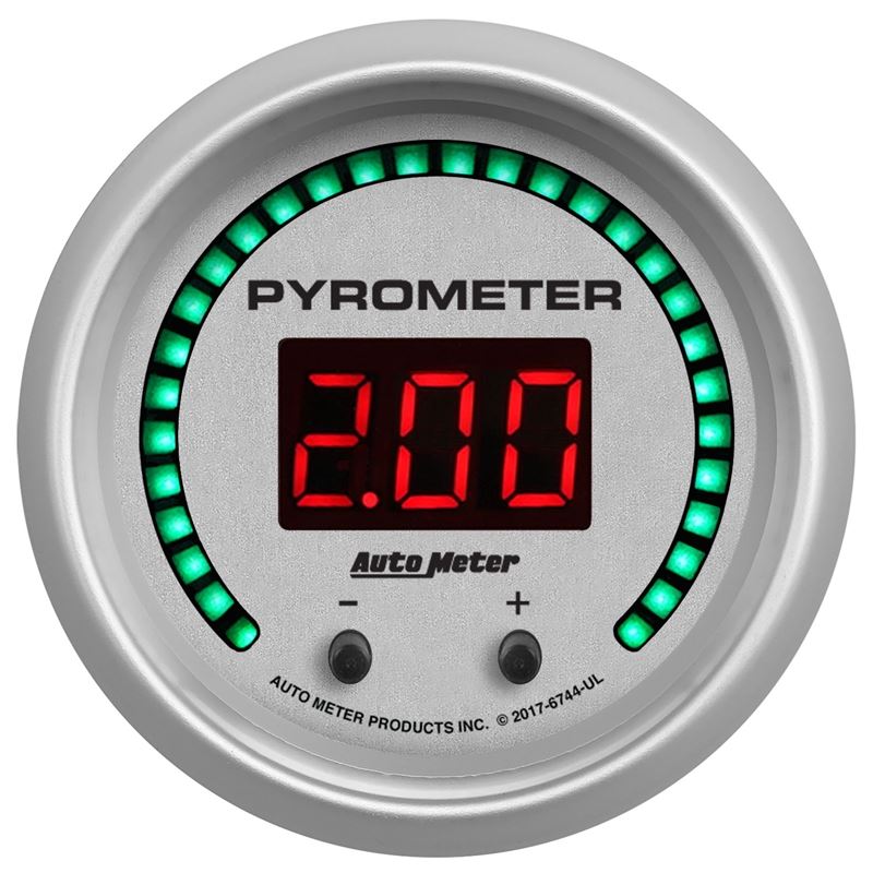 Autometer 52.4mm  Two Channel 0-2000 Degree Pyrome