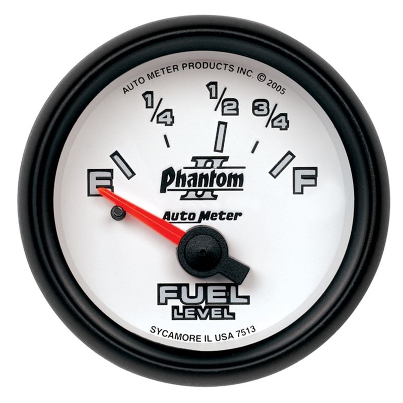 AutoMeter Phantom 2-1/16in 73-10 OHM Fuel Level Ga