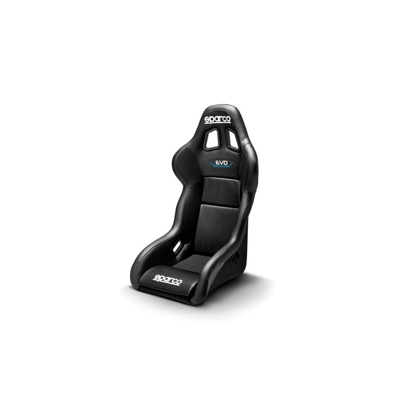 Sparco EVO QRT Racing Seats, Black/Black Leatheret