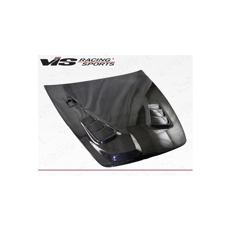 VIS Racing SP Style Black Carbon Fiber Hood