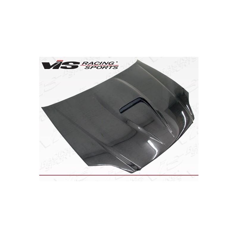 VIS Racing G Force Style Black Carbon Fiber Hood