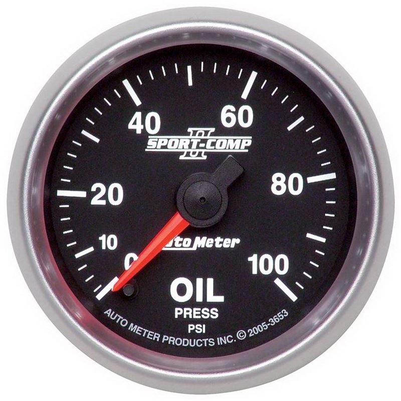 AutoMeter Sport-Comp II 52mm 0-100 PSI Electronic