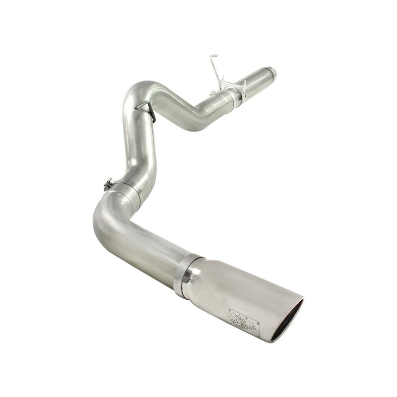 aFe Large Bore-HD 5 IN 409 Stainless Steel DPF-Bac