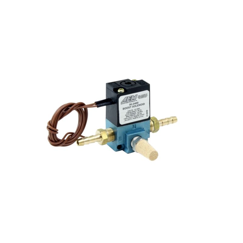 AEM Boost Control Solenoid Kit Includes: Boost Con