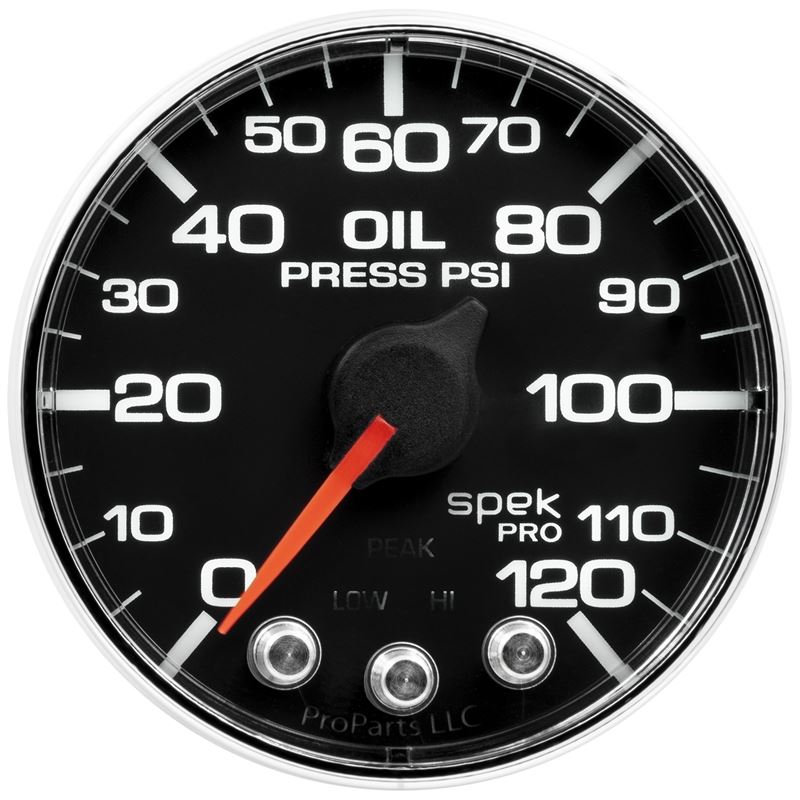 AutoMeter Spek-Pro Gauge Oil Press 2 1/16in 120psi