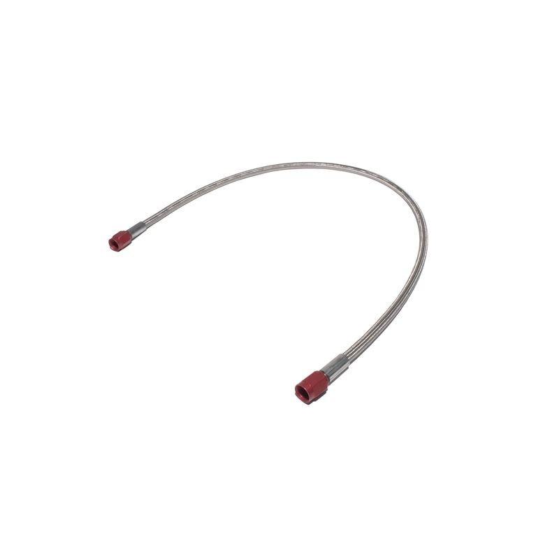 ZEX 2(ft) Long -3AN Braided Hose with Red Ends(NS6