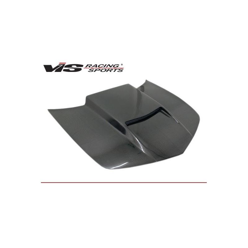 VIS Racing Viper Style Black Carbon Fiber Hood