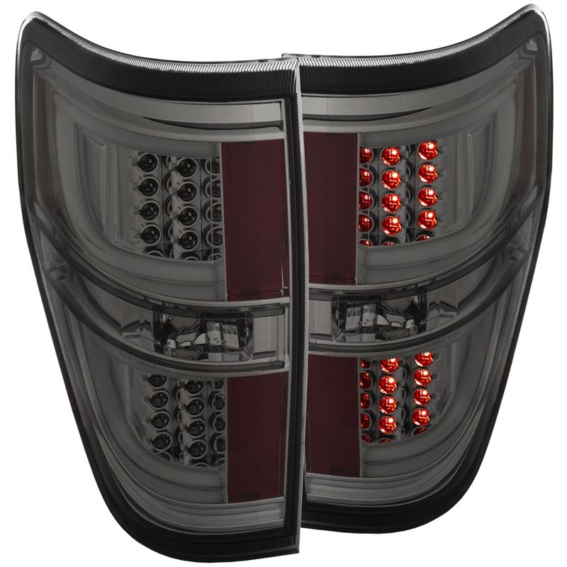 ANZO 2009-2013 Ford F-150 LED Taillights Smoke (31